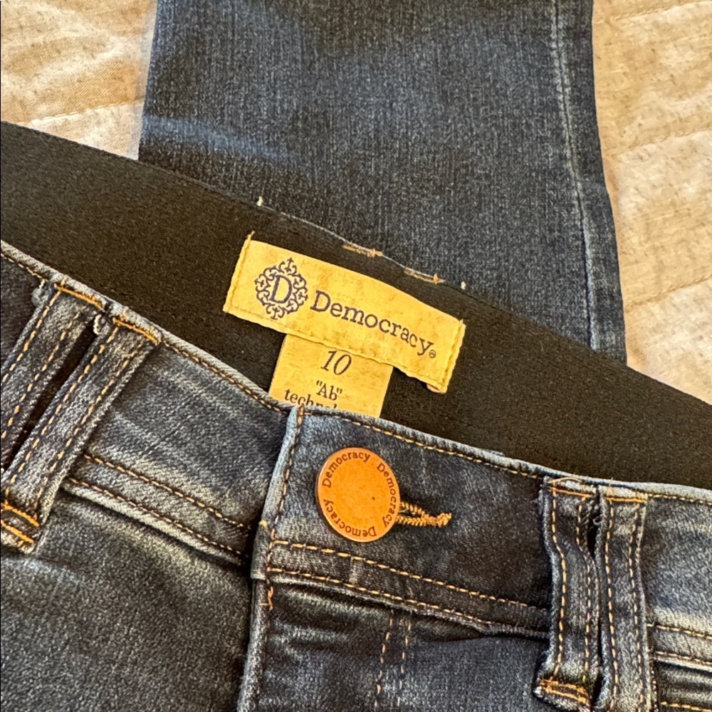 Democracy Ab Technology skinny jeans; women’s size 10 - Picture 2 of 9